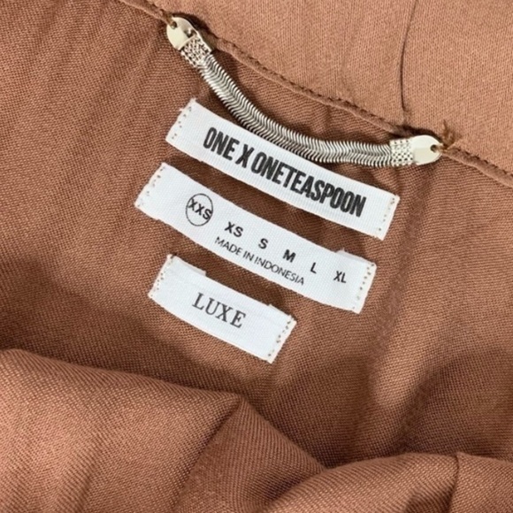 Revolve One Teaspoon Boy Bowie Blouse Top Off the Shoulder Flare Long Sleeve 2XS - Picture 9 of 11